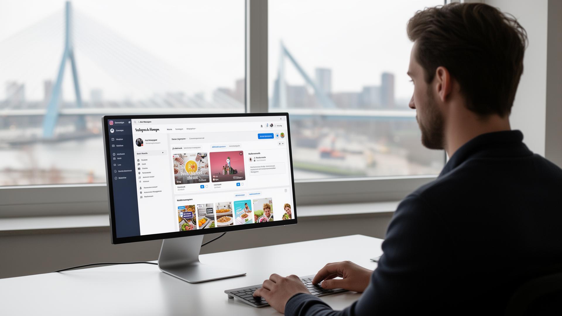 Marketing team kijkt naar campagne-dashboards